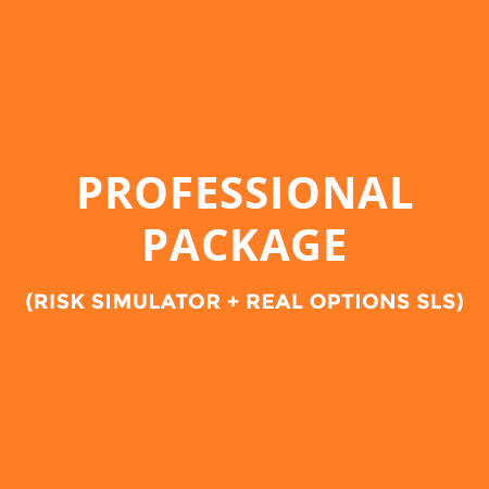 PROFESSIONAL PACKAGE (RISK SIMULATOR + REAL OPTIONS SLS